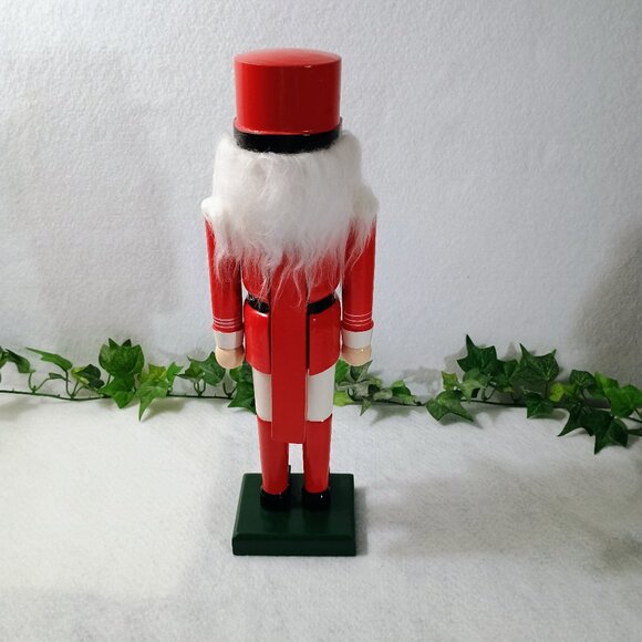 VGUC: Charming Set of 3 Wooden Christmas Nutcrackers Soldiers Holiday Decor 14" - Picture 10 of 12